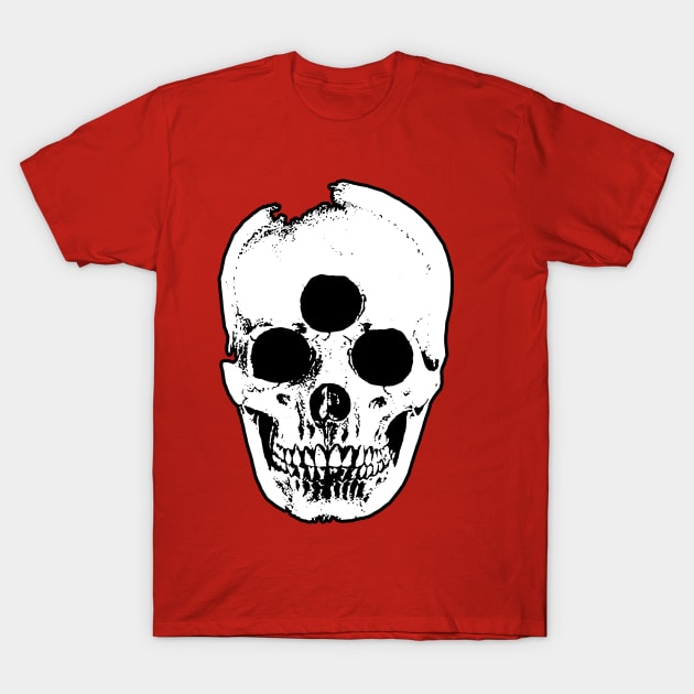 Third Eye Skull T-Shirt by rossradiation